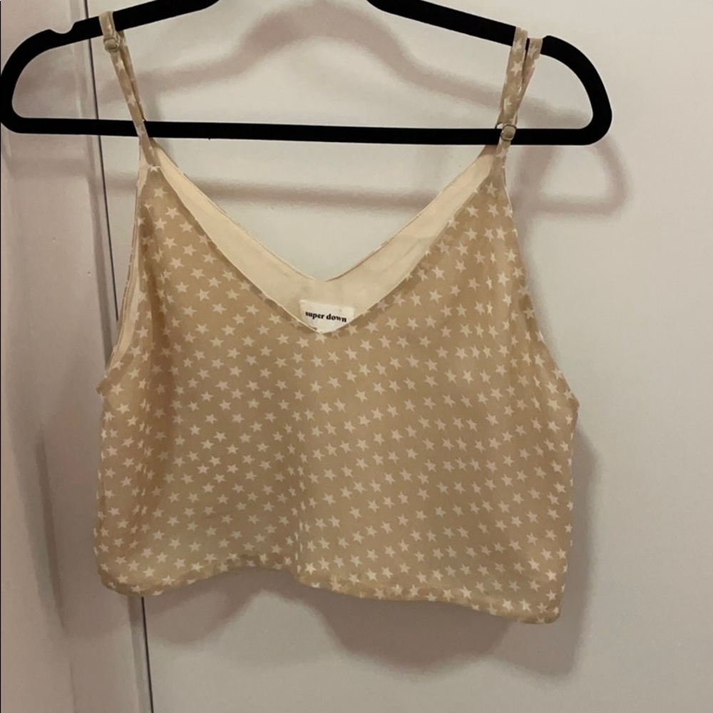 Superdown Star Crop Top